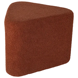 Santreyd: Треугольный пуф букле в терракотовом оттенке 89392879