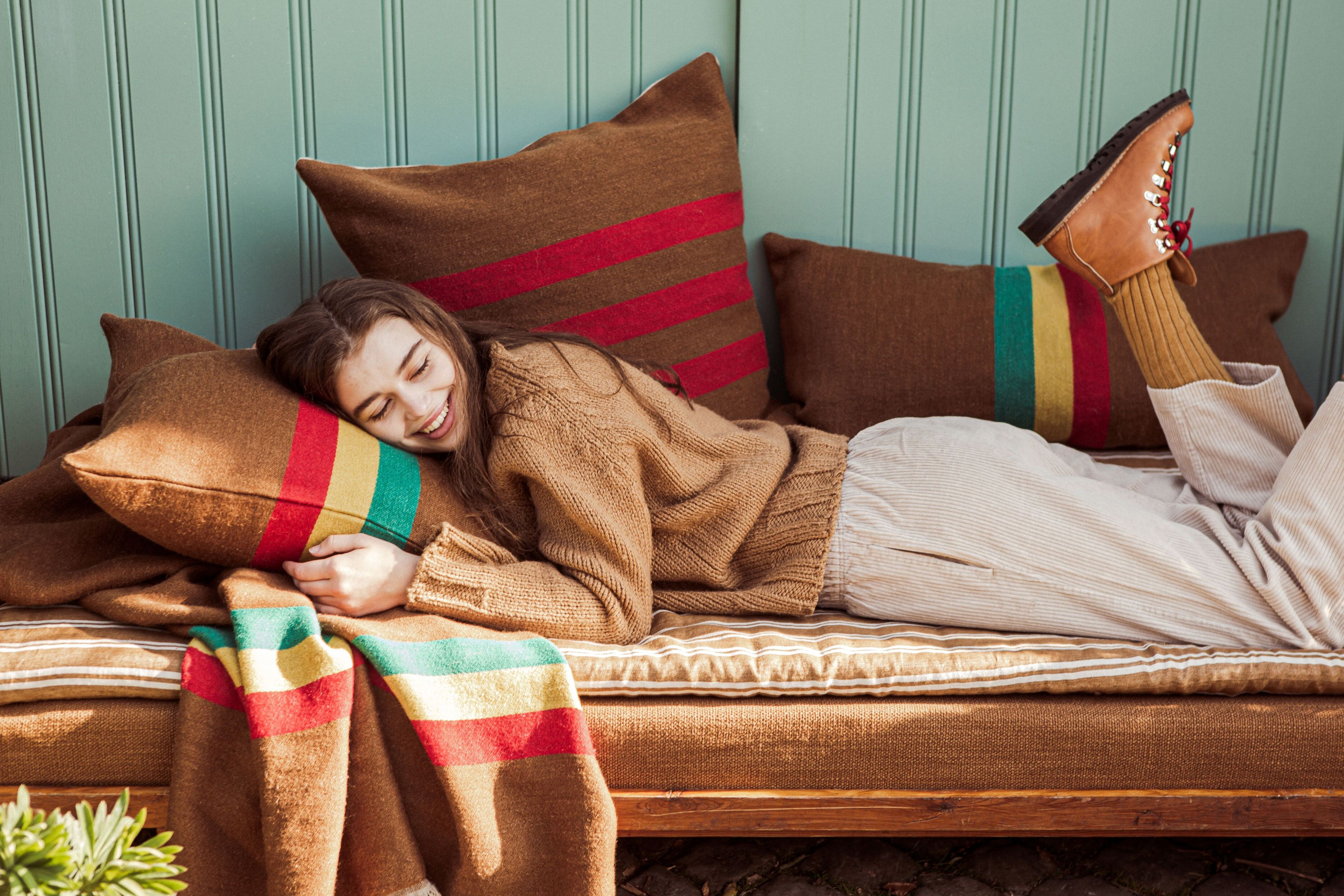 Прямоугольная подушка из льна и шерсти Libeco Home Манитоба ARCH-00034593 - Вид №2