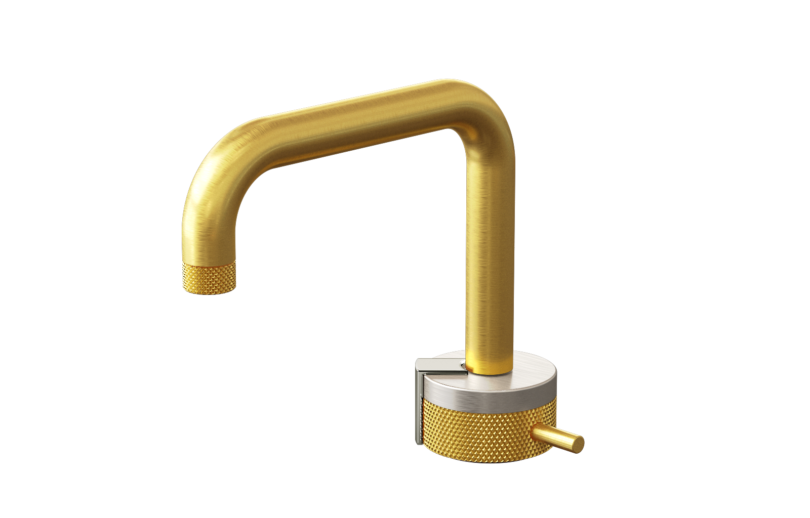 E-11500-R1BNi-L2PC-BAU Однорычажный прогрессивный смеситель для раковины - излив 15,3см GRAFF MOD+