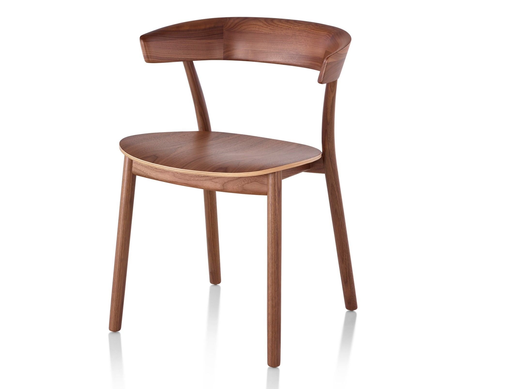 Деревянный стул с деревянной или металлической основой Herman Miller Leeway ARCH-00056285 - Вид №1