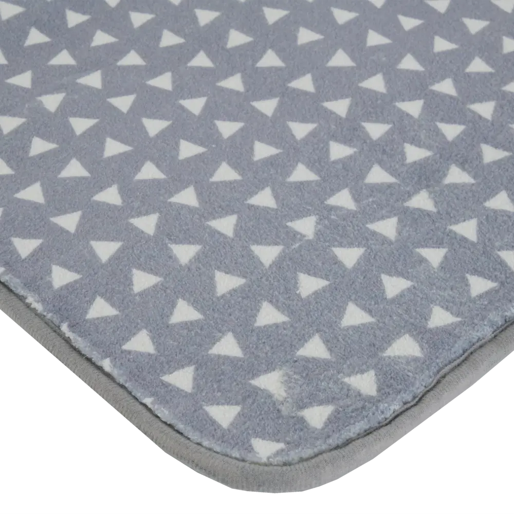 Коврик для ванной комнаты Swensa Cosmo 80x50 см цвет серый BSM STLM-2139476 - Вид №1