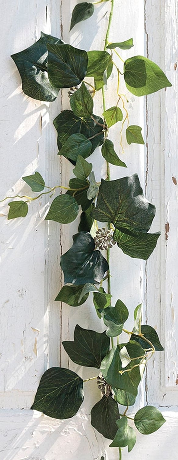 6742 883 a2 Гирлянда из искусственного черного тополя, 180 см, зеленая H-andreas 