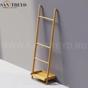 Agape STAIRS Вешалка для полотенец с одной полкой под тик ACOM0532NPT