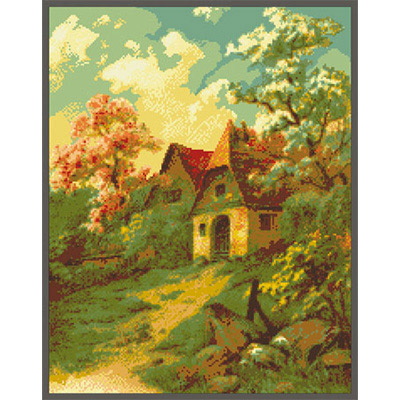 180х230кл Схема для вышивания цв. А3 ДК-226 "Пора цветения" Santreyd 