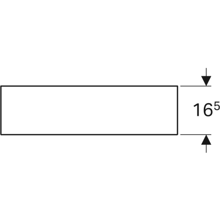 840339000 Настенная полка Geberit iCon Geberit  - Вид №16