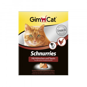 Т00002098 Витамины для кошек GIMPET сердечки с таурином и курицей 650шт GIMCAT