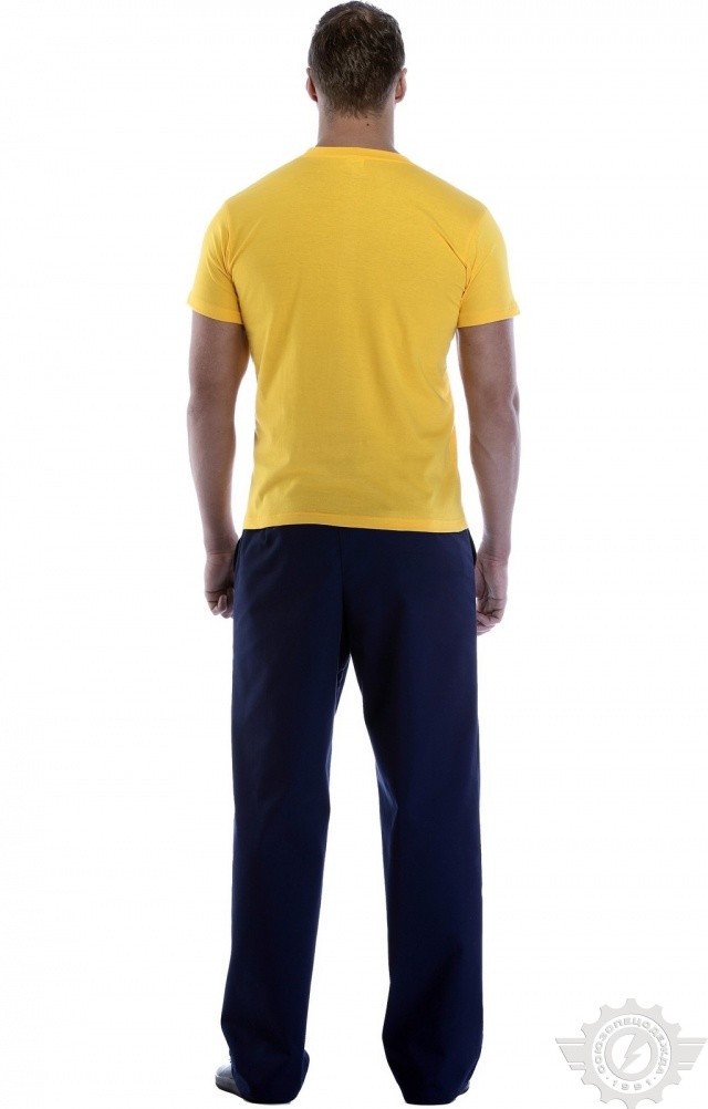 4958148 Футболка желтая  Одежда для официантов  размер XL (50-52) Спецодежда  - Вид №9