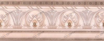 Olympia Cenefa Dorian beige 10х25 Lotus sun-id-317151