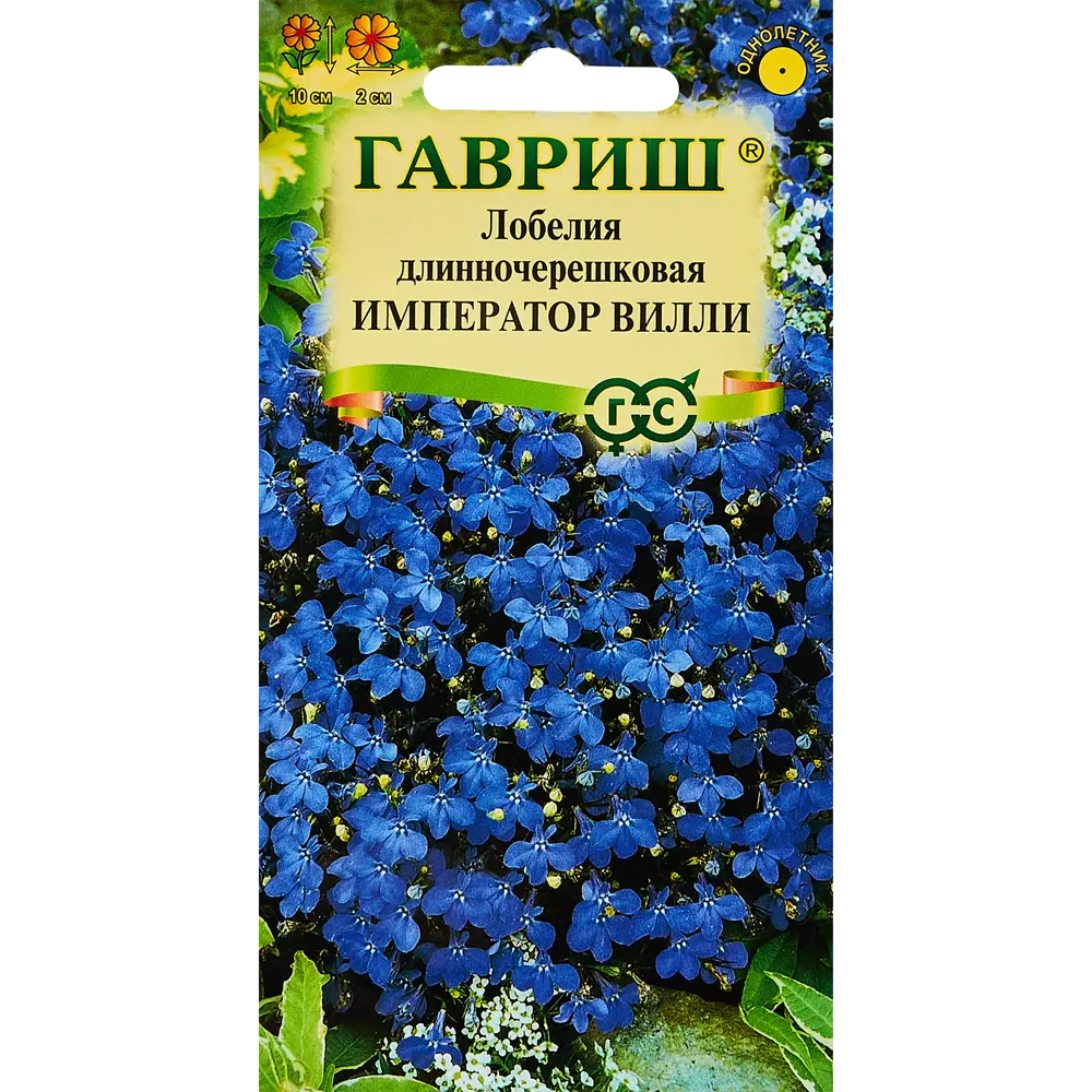 Лобелия Император Вилли от Гавриш - ярко-синий цветочный ковер 89344843 STLM-0955000
