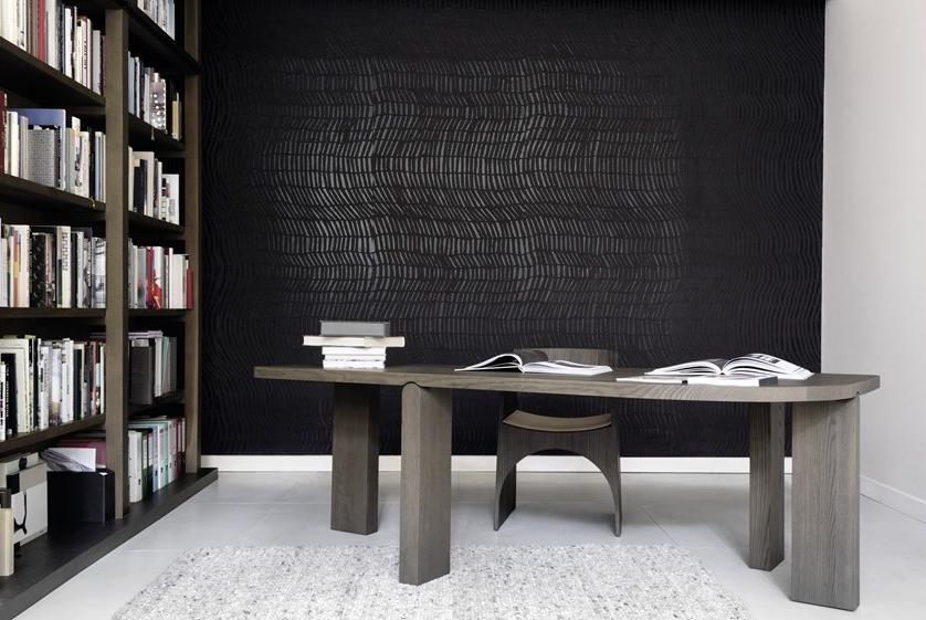 Élitis Огнестойкие обои в цвете abaca Paper sculpture sun-id-1361794 - Вид №4