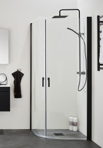 1450660 Душ Угловой Igloo Pro Round 80X80 Clear Glass Ответ ... Hafa Прозрачный