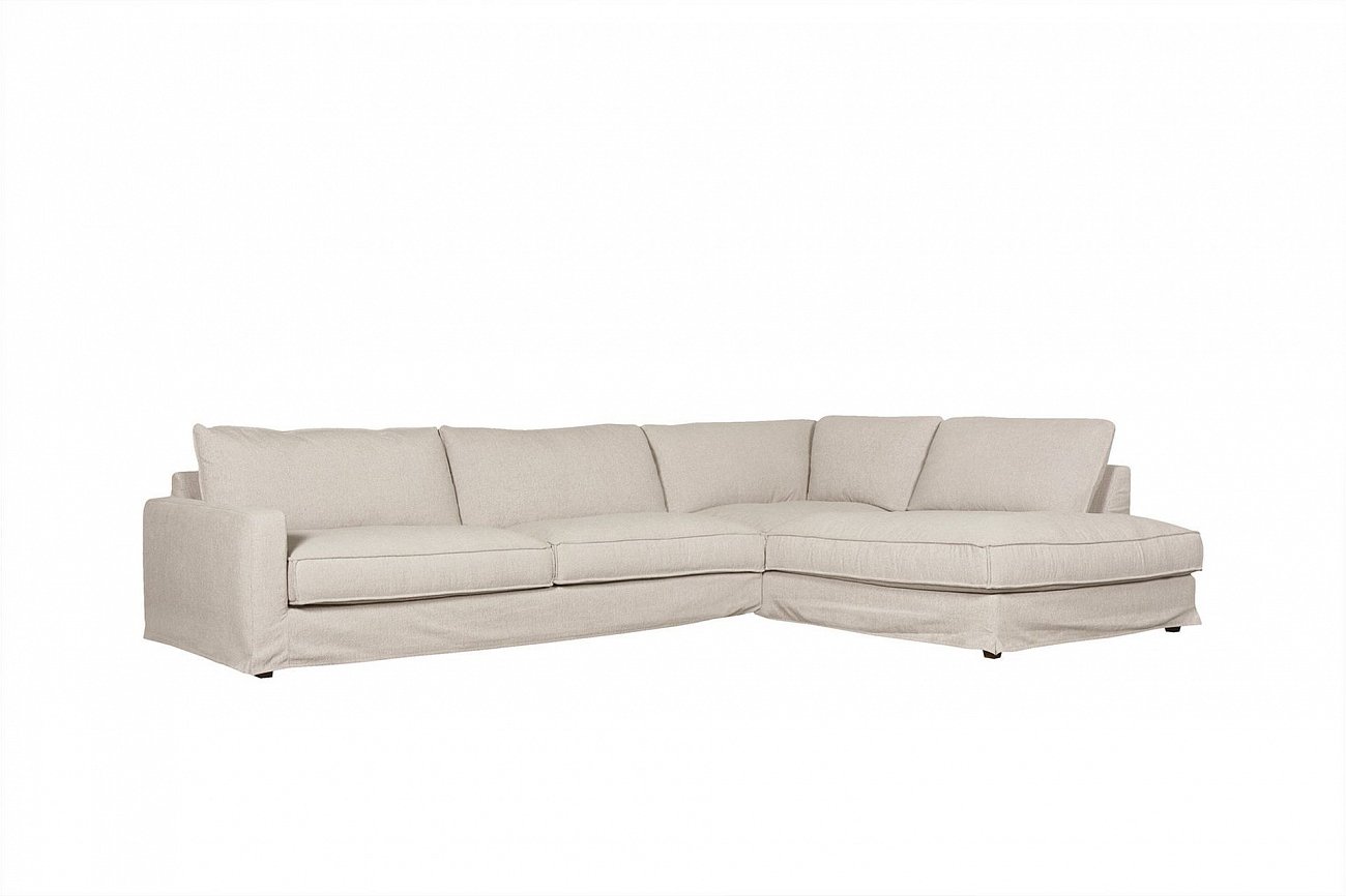 Диван Malte трехместный угловой светло-серый SITS ДИЗАЙНЕРСКИЕ, MALTE 192161 Серый  - Вид №2