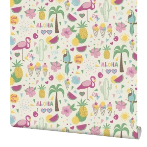 Обои флизелиновые Rasch Kids & Teens III «Aloha» 0.53 м RA 815238 82477149 STLM-2098524