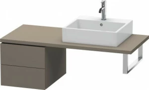 LC583609090 L-Cube Шкафчик для консоли Фланелево-серый шелковисто-матовый лак