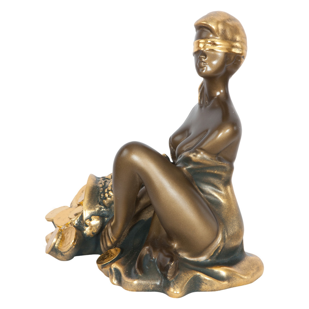 22382 Статуэтка Фортуна 4 Бронза BOGACHO 4627138239735 - Вид №8