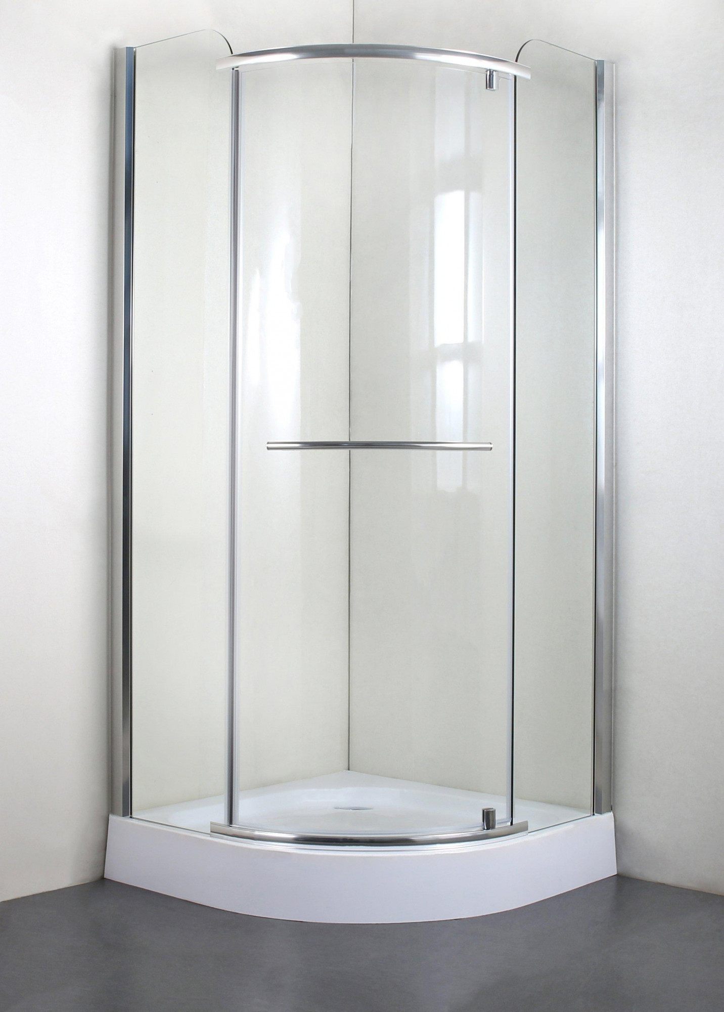 Душевое ограждение GROSSMAN GR-7090 Classic 90*90*190 полукруг, дверь распашная