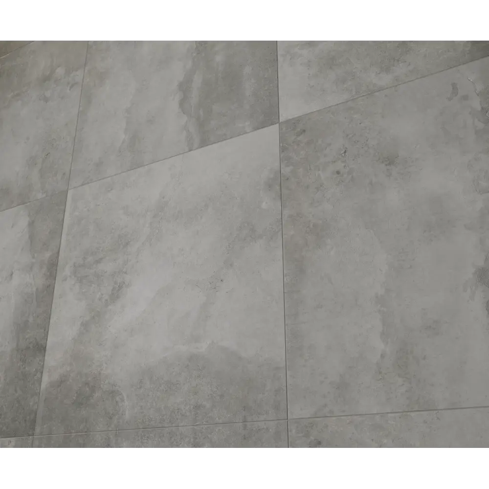Глазурованный керамогранит Керамин Фабрик 60x60 см 1.44 м² матовый цвет серый STLM-2093799 - Вид №3