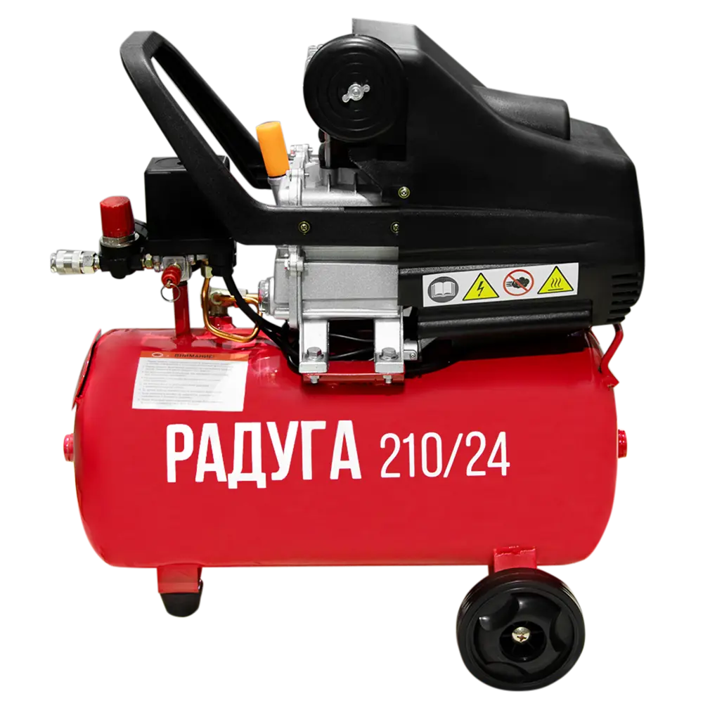 Компрессор Радуга 210/24, 24 л 206 л/мин 1.5 кВт FoxWeld STLM-2136664 - Вид №1