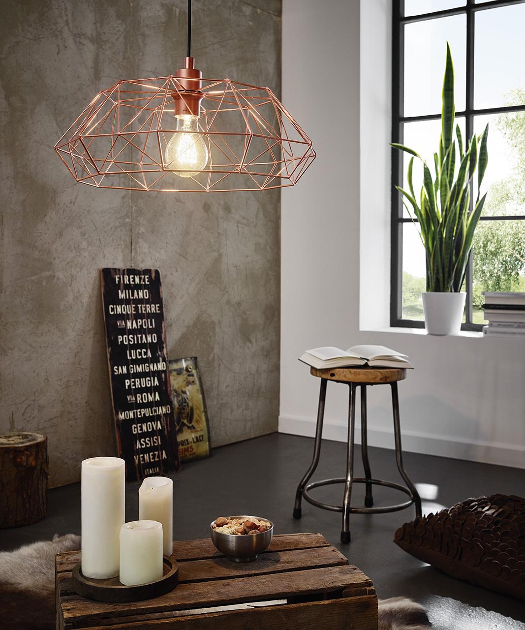 Подвесной светильник Eglo Carlton 2 49488 EGLO CARLTON 086558 Бронза - Вид №1