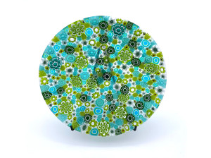 Декоративная тарелка из муранского стекла ручной работы