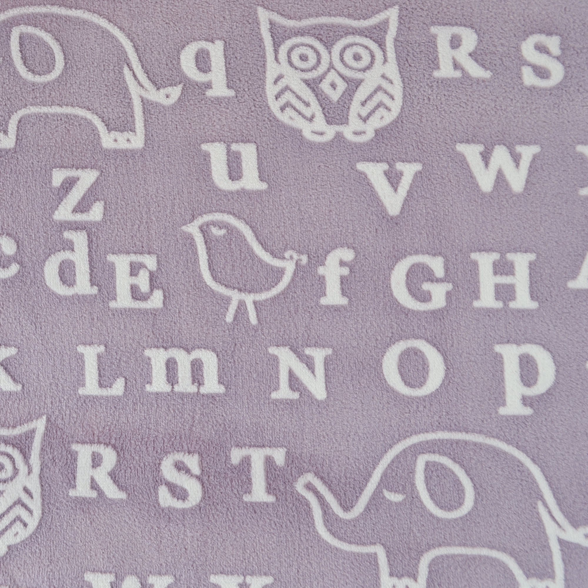 84378939 Плед «» 160x200 см фланель цвет сиреневый Сова Santreyd  - Вид №1