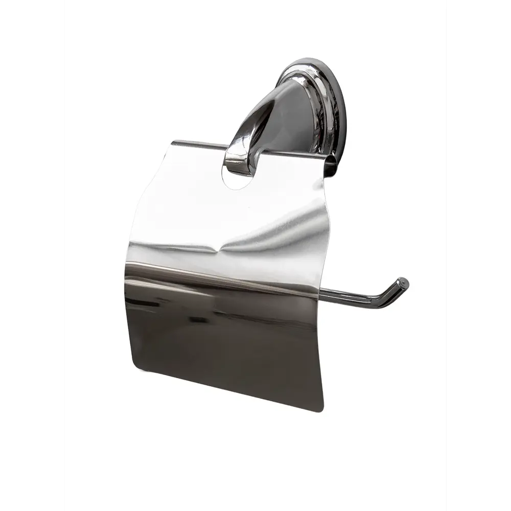 Держатель для туалетной бумаги DELPHINIUM Ханна с крышкой, хром 89379271 STLM-1580536 - Вид №3