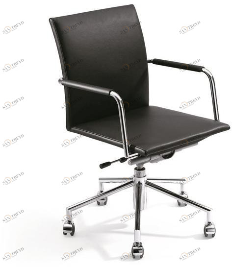 Spiegels Кожаное вращающееся кресло с 5 спицами и колесами .pablo sun-id-1452369