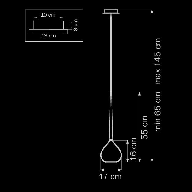 Подвесной светильник Lightstar Forma 808112 LIGHTSTAR FORMA 070496 Красный - Вид №1