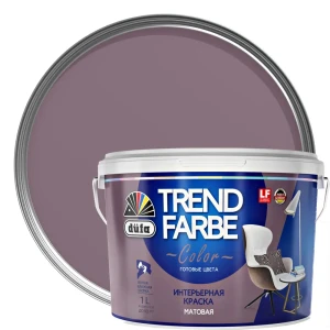 Краска для стен и потолков Trend Farbe цвет Лиловая орхидея 1 л 81970815 STLM-2169861