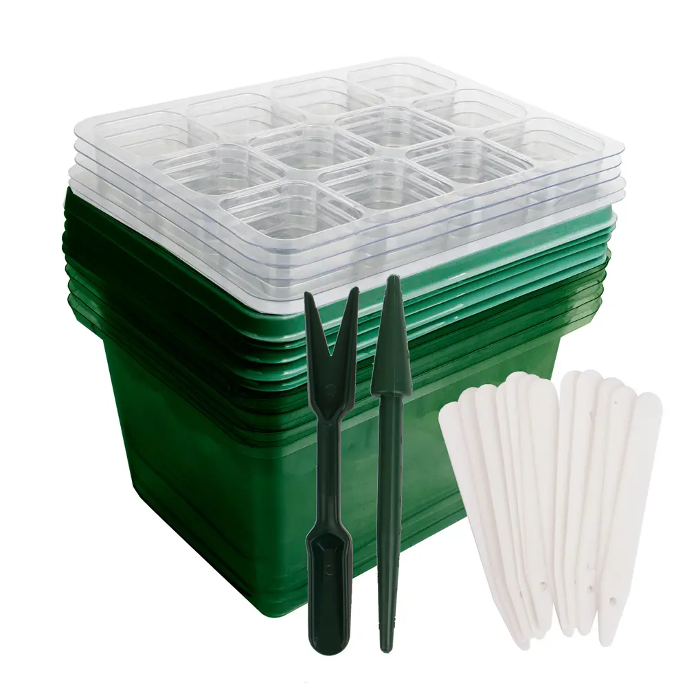 Мини-парник пластик 200x150 мм цвет зеленый 5 шт Santreyd STLM-2208489 - Вид №1