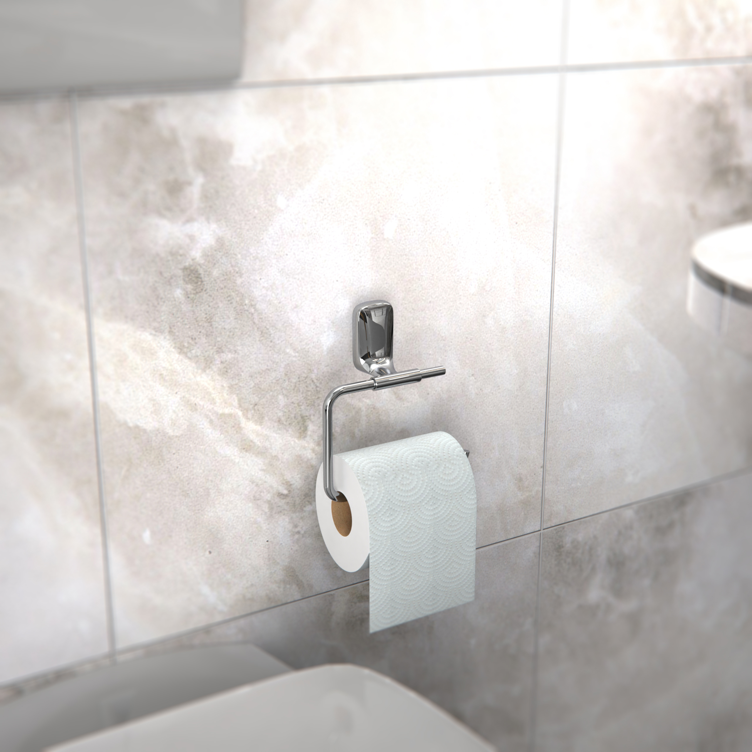 Держатель для туалетной бумаги LEMER Elegia — хромированная сталь 85202051 STLM-0059775 - Вид №4