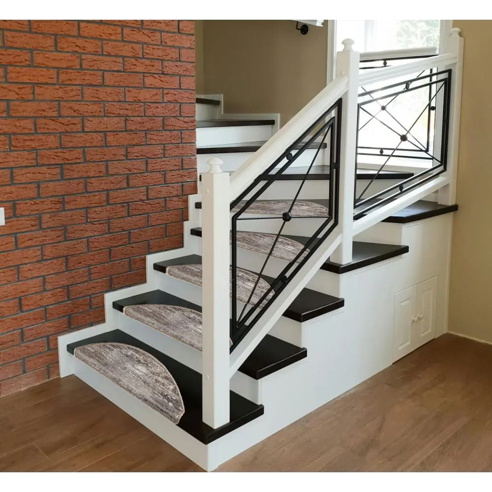 Коврик для ступеней Принт полипропилен 25x65 см цвет коричневый Santreyd STLM-2040193 - Вид №5