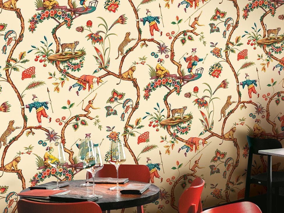 Нетканые обои с рисунком Jannelli&Volpi SCALAMANDRÉ ARCH-00091858