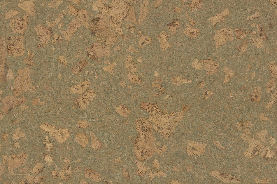 072 901 92 Пробковая напольная плитка Twist Green GRANORTE Tradition