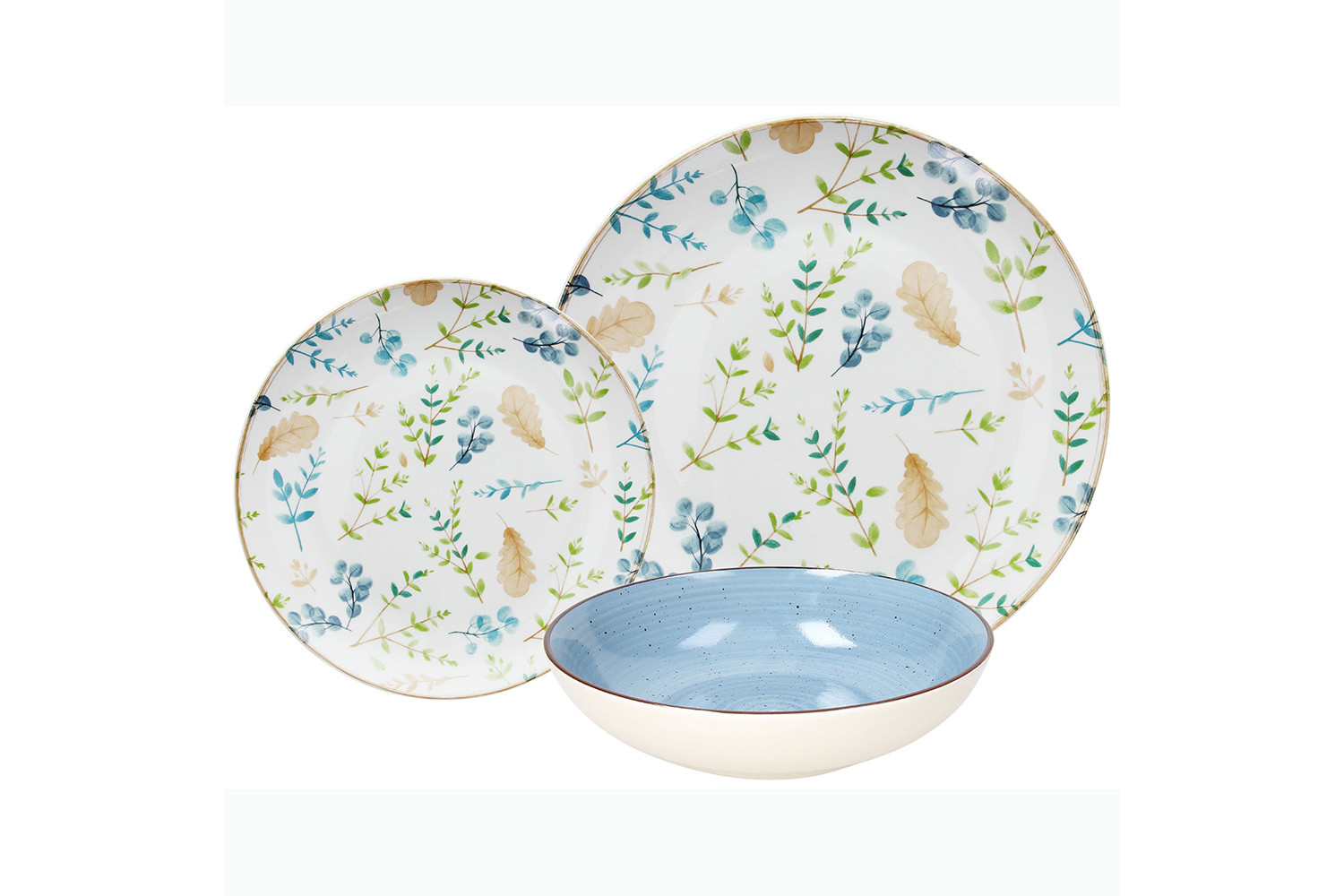 ME070185637 Набор Тарелок Metropol Gaia - 18 Шт. Tognana 