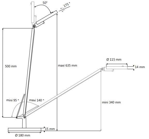 Manade Настольная лампа регулируемая Loola sun-id-1508252 - Вид №9