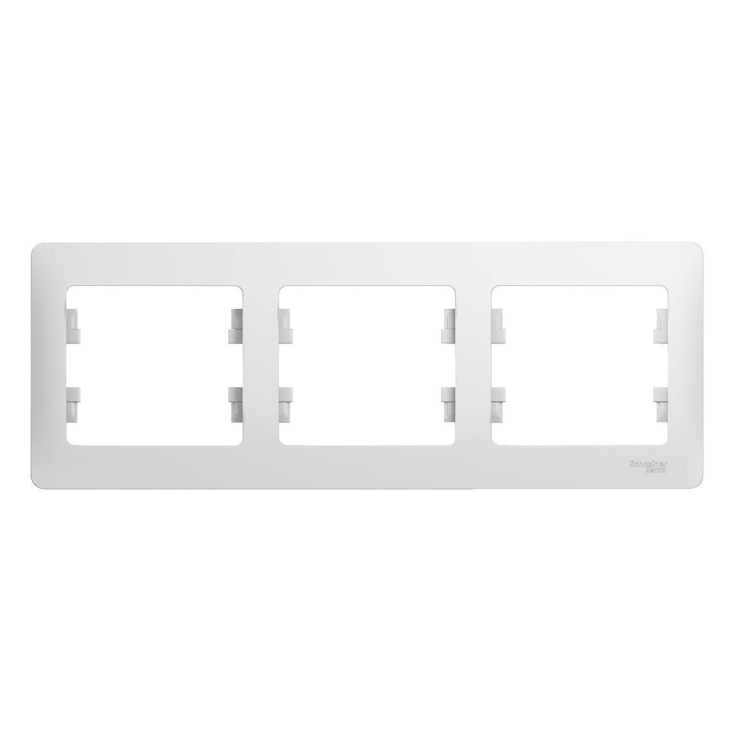 GSL000103 Рамка 3 поста , горизонтальная, белый Schneider Electric Glossa 