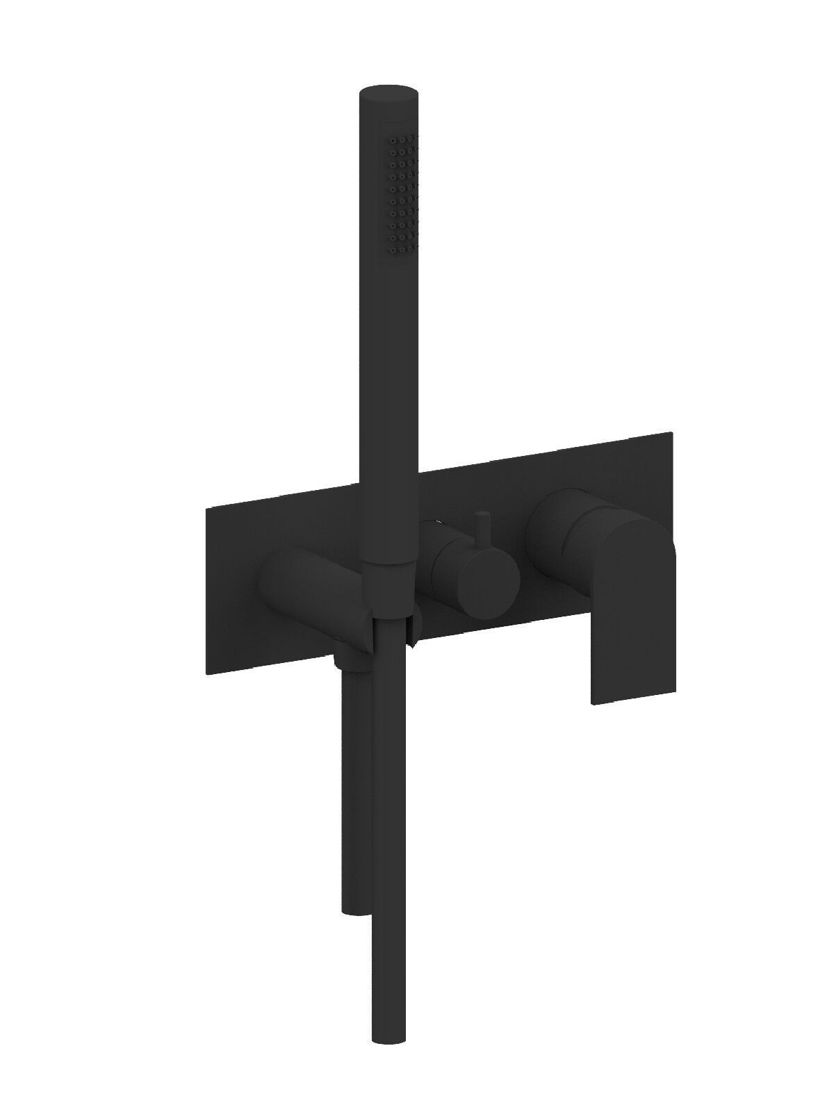 Однорычажный смеситель для душа с ручным душем Rubinetterie Frattini отдельная эстетика ARCH-00087296 - Вид №15