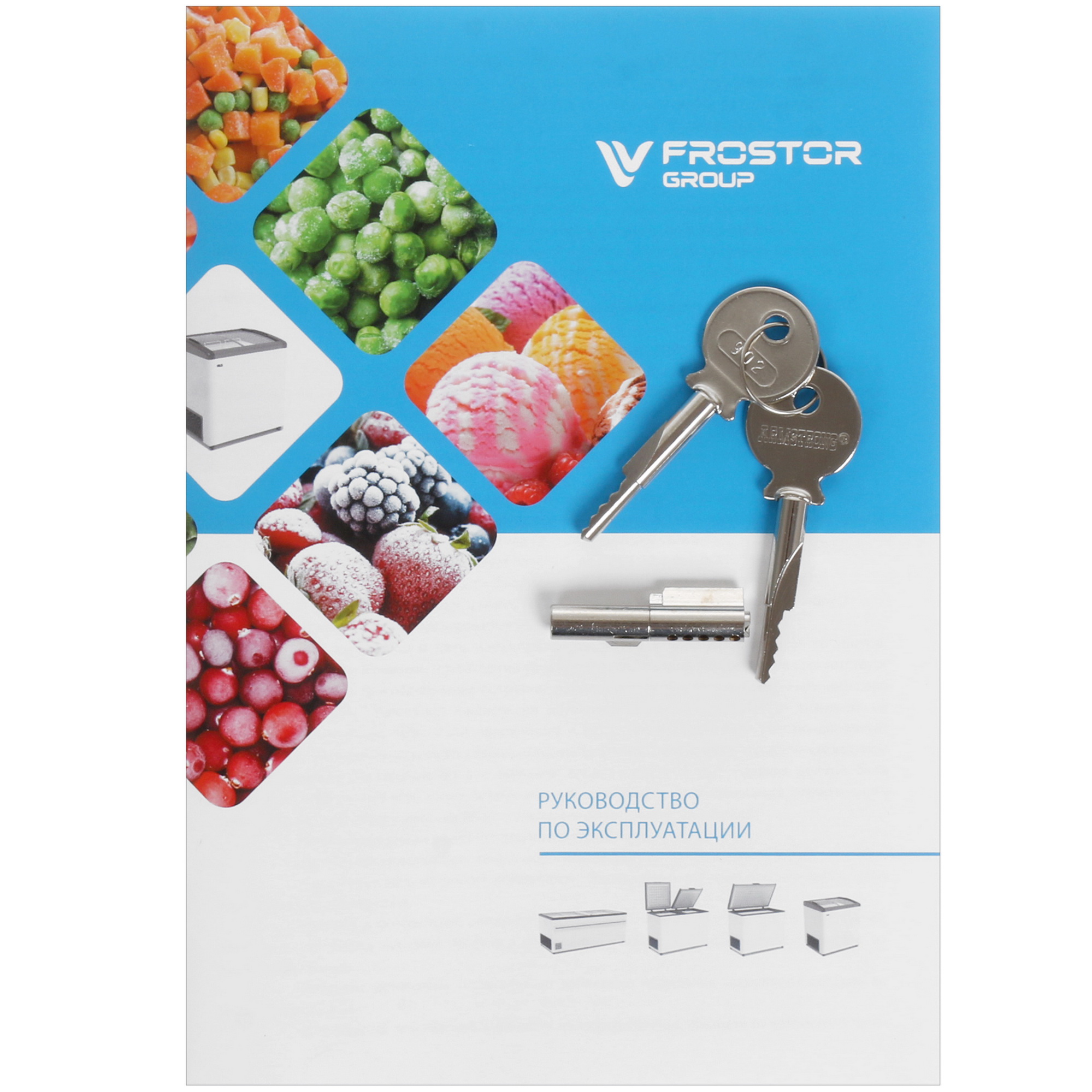 1109645 Морозильный ларь Frostor Gellar FG 400 С белый, синий STDN-0120030 - Вид №7