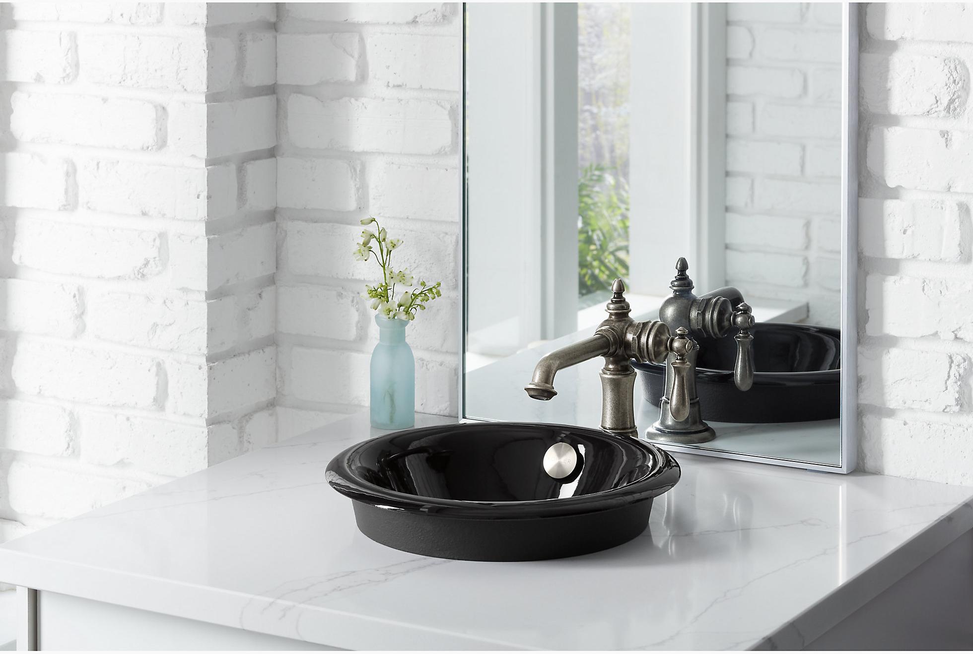 KOHLER Круглая встраиваемая раковина Iron Plains / под столешницу K-20211-K4  - Вид №5