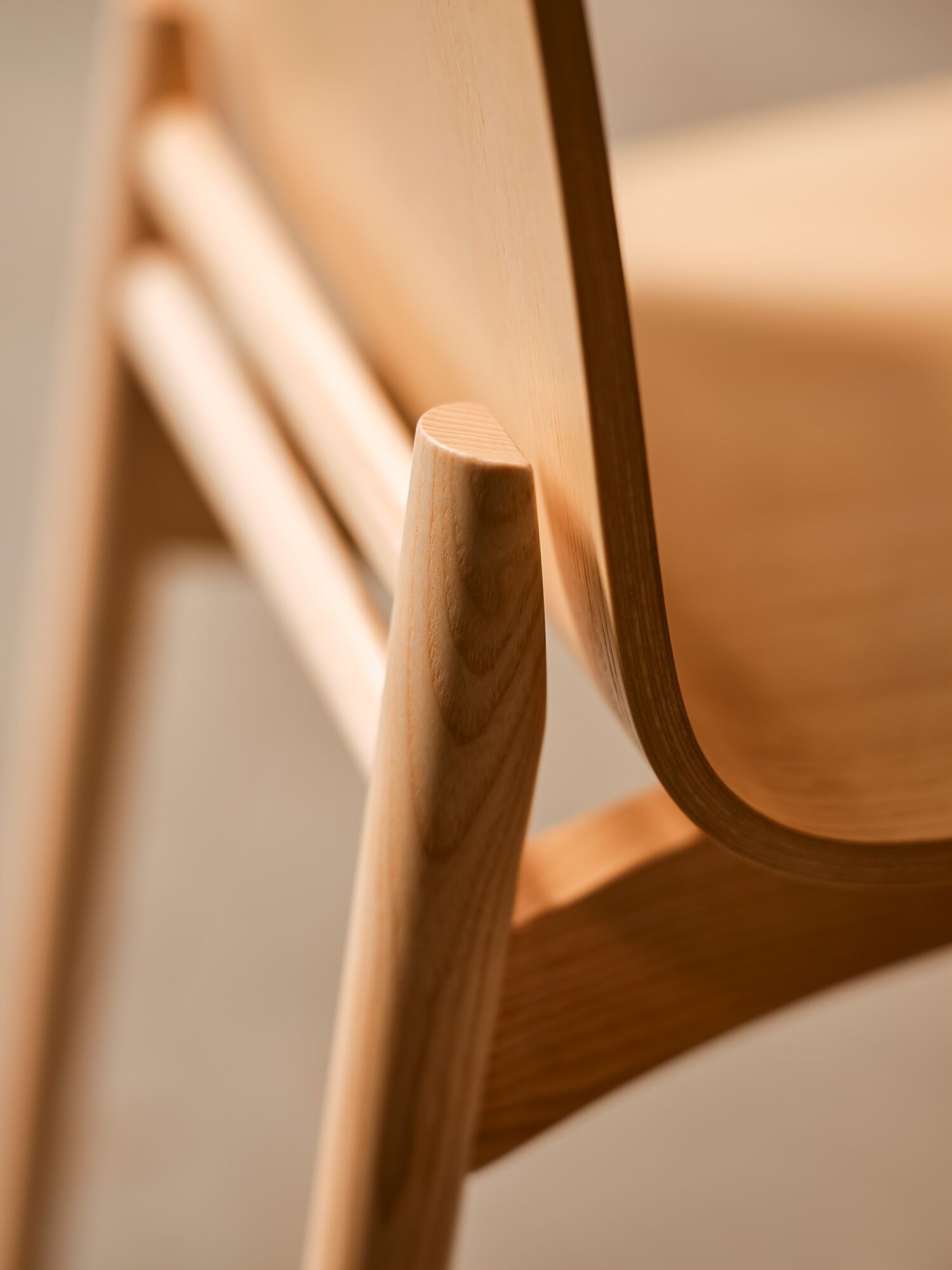 Стул из бука More Contract Ava ARCH-00036341 - Вид №3