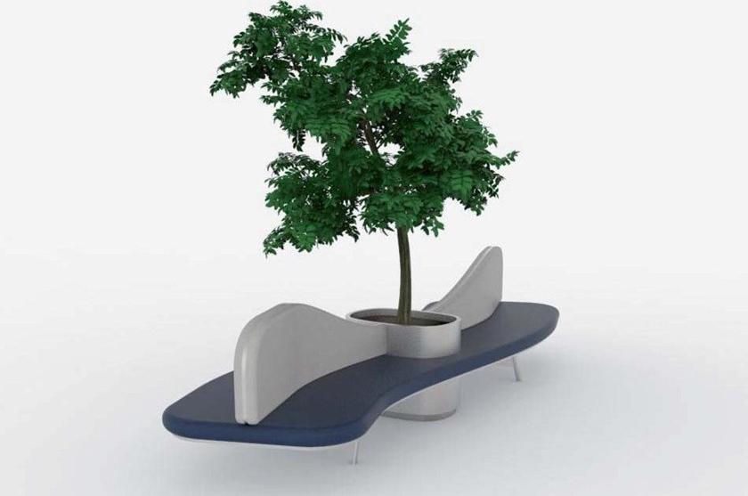 Manufatti Viscio Скамья из ткани со спинкой Eolo sun-id-1431795 - Вид №1