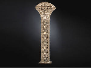 Торшер с кристаллами