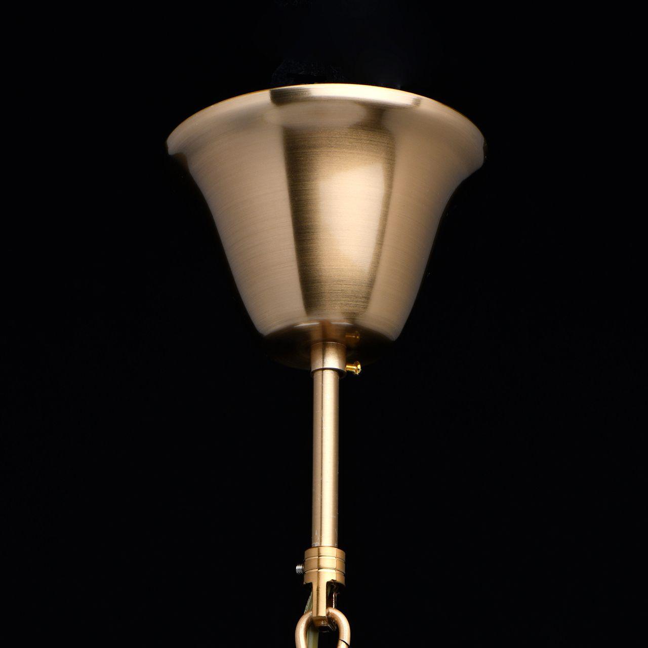 Подвесная люстра MW-Light Бриз 111012406 MW-LIGHT ДИЗАЙНЕРСКИЕ, БРИЗ 328132 Латунь;прозрачный  - Вид №1