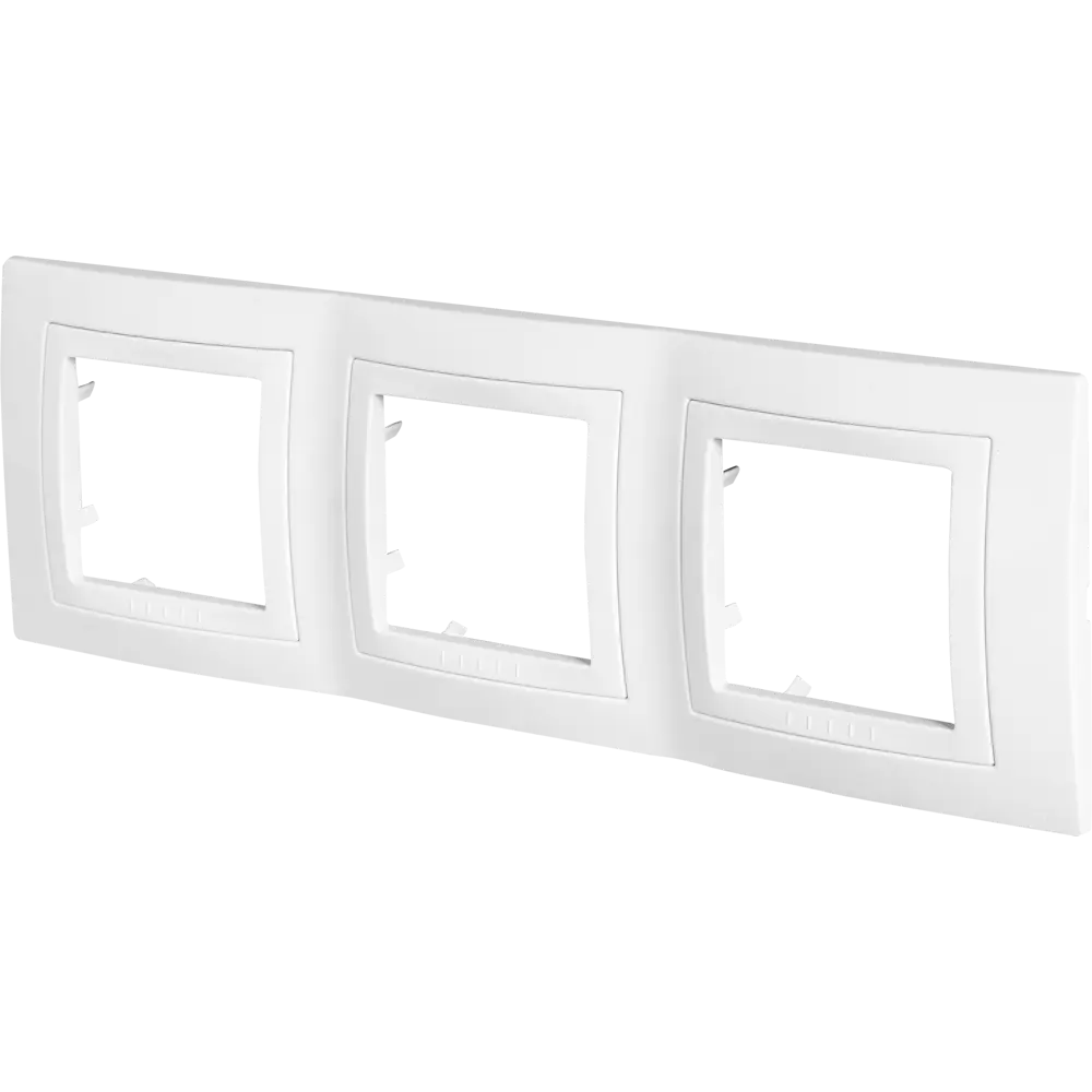 Рамка для розеток и выключателей Systeme Electric Unica 3 поста, цвет бежевый STLM-2117122 - Вид №1