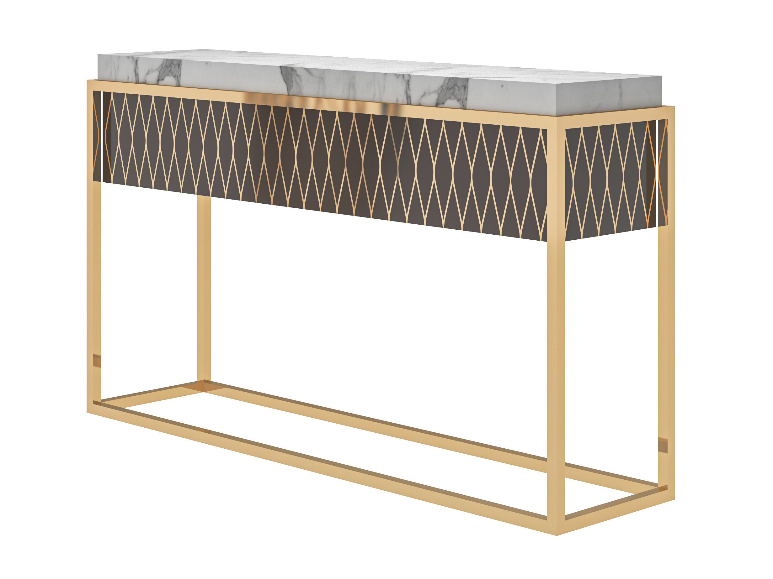 Прямоугольная мраморная консоль Modenese Luxury Interiors PRISM ARCH-00043707 - Вид №1