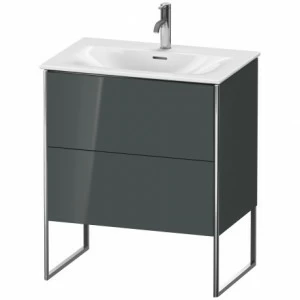 XS452303838 Тумбочка напольная XSquare #XS4523 710 x 478 мм Доломитово-серый глянцевый лак