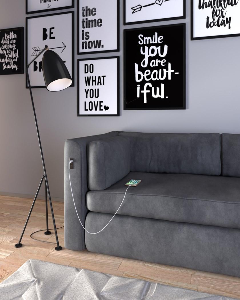 ASA PLASTICI Выдвижная электрическая розетка с usb Versalogic sun-id-1459444 - Вид №6