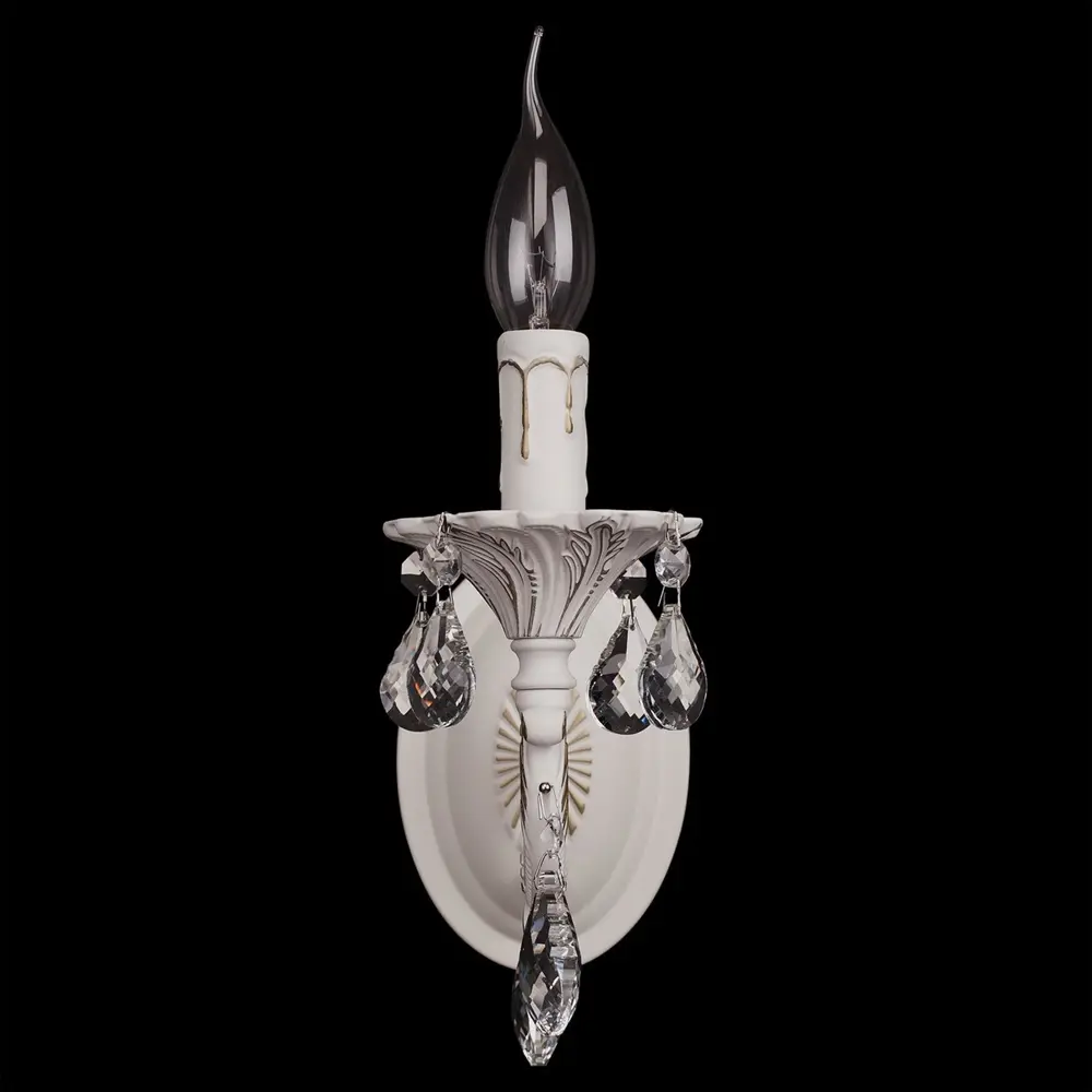 Бра Свеча 1xE14x60 Вт, металл, цвет белый MW-Light STLM-2077489 - Вид №3