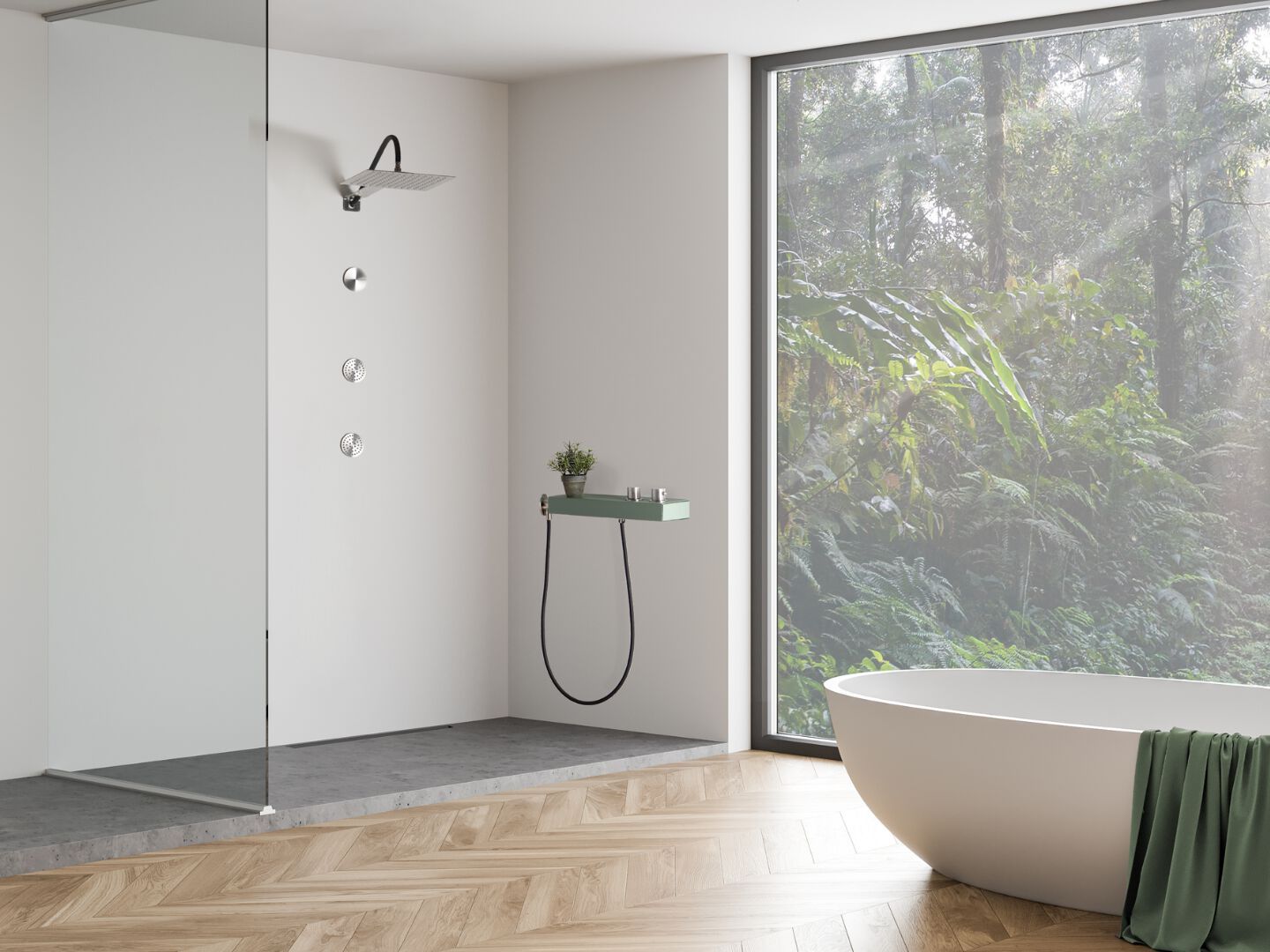 Стержень из нержавеющей стали с ручным душем Cropelli Alyssia ARCH-00123690 - Вид №37